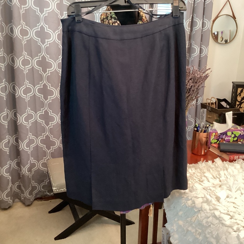 Linda Allard Navy Skirt
